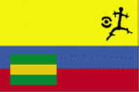 Colombia_flag_w_jmj_and_cauca_flag